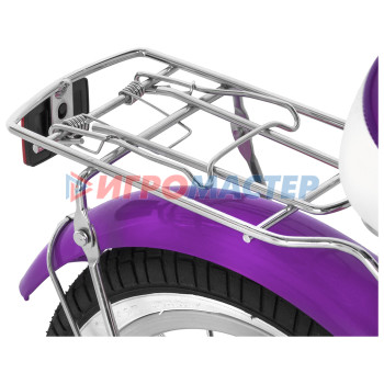 Велосипед 14" Novatrack BUTTERFLY, цвет белый/фиолетовый