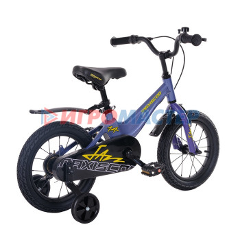 Велосипед 14'' Maxiscoo JAZZ Стандарт Плюс, цвет Синий карбон