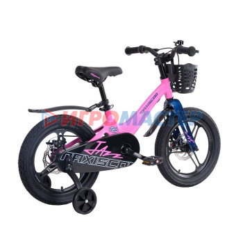 Велосипед 16'' Maxiscoo JAZZ Pro, цвет Розовый Матовый