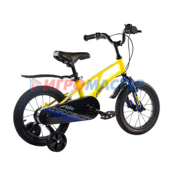 Велосипед 14'' Maxiscoo AIR Стандарт Плюс, цвет Желтый Матовый