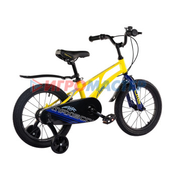 Велосипед 16'' Maxiscoo AIR Стандарт Плюс, цвет Желтый Матовый