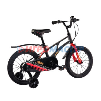 Велосипед 16'' Maxiscoo AIR Стандарт Плюс, цвет Черный Матовый