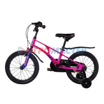 Велосипед 16'' Maxiscoo AIR Стандарт Плюс, цвет Розовый Жемчуг