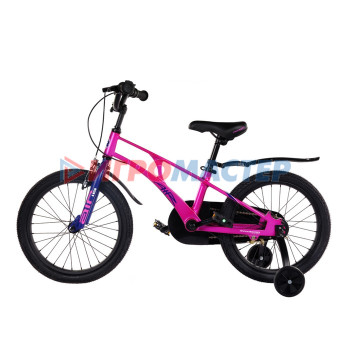 Велосипед 18'' Maxiscoo AIR Стандарт, цвет Розовый Жемчуг