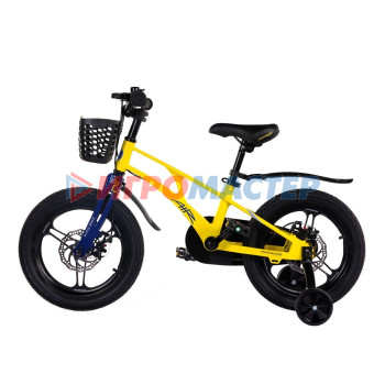 Велосипед 16'' Maxiscoo AIR Pro, цвет Желтый Матовый