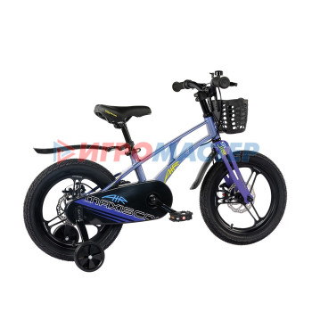 Велосипед 16'' Maxiscoo AIR Pro, цвет Синий карбон