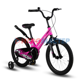 Велосипед 18'' Maxiscoo SPACE Стандарт, цвет Ультра-розовый Матовый
