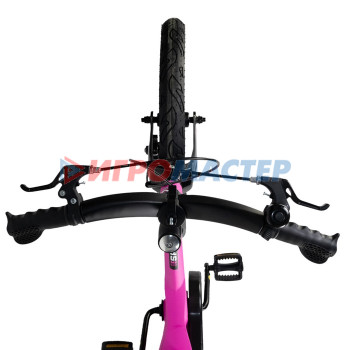 Велосипед 18'' Maxiscoo SPACE Deluxe, цвет Ультра-розовый Матовый