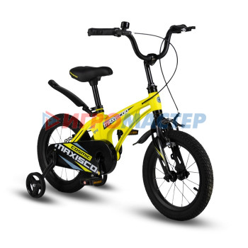Велосипед 14'' Maxiscoo COSMIC Стандарт Плюс, цвет Желтый Матовый