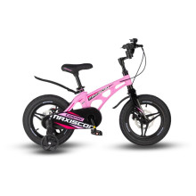 Велосипед 14'' Maxiscoo COSMIC Deluxe Plus, цвет Розовый Матовый