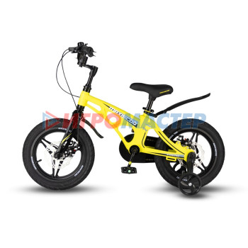 Велосипед 14'' Maxiscoo COSMIC Deluxe Plus, цвет Желтый Матовый