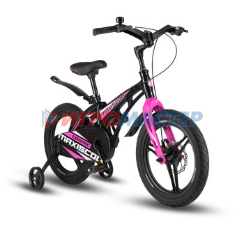Велосипед 16'' Maxiscoo COSMIC Deluxe, цвет Черный Жемчуг