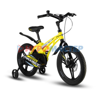 Велосипед 16'' Maxiscoo COSMIC Deluxe, цвет Желтый Матовый