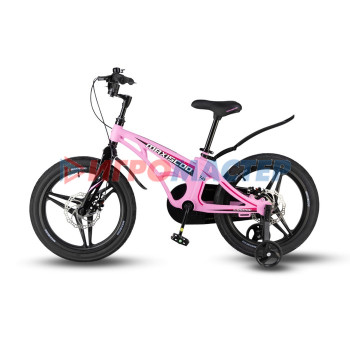 Велосипед 18'' Maxiscoo COSMIC Deluxe, цвет Розовый Матовый