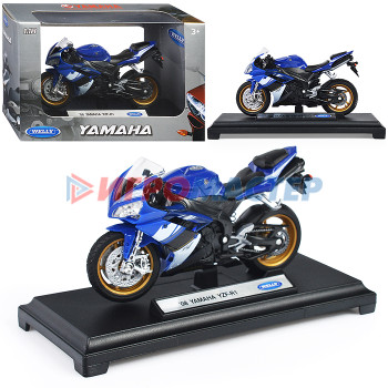 Коллекционные модели Мотоцикл 1:18 YAMAHA YZF-R1 2008, синий