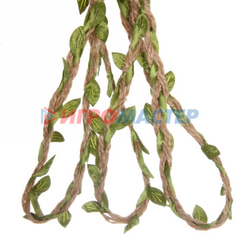 Веревка декоративная "Листочек" 10м для подвязки растений