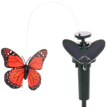 Садовая фигура для отпугивания птиц "Летающая бабочка" 30см крутящий элемент, на солнечной батарее