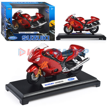Коллекционные модели Мотоцикл 1:18 Suzuki Hayabusa, красный