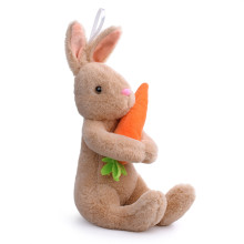 Мягкая игрушка М1082 &quot;Заяц Оскар с морковкой&quot; 28 см.