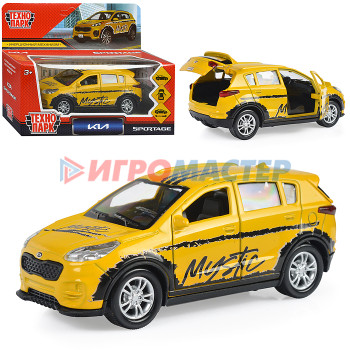 Коллекционные модели Машина металл Kia Sportage Спорт, 12 см, (двери, багаж,) инерц, в коробке