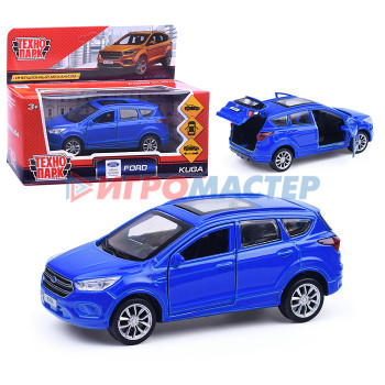 Коллекционные модели Машина металл Ford Kuga 12см, (открыв. двери, синий) инерц, в коробке