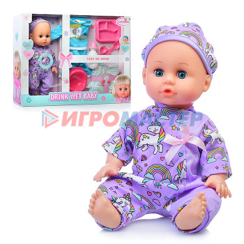 Куклы, пупсы интерактивные, функциональные Кукла HX332-18 с аксессуарами, в коробке