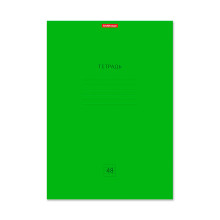 Тетрадь 48л., клетка, Классика Neon, зеленая