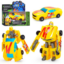 Робот 168-68 Q41 трансформирующийся в машину, желтый, в коробке