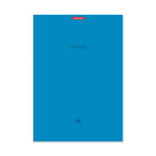Тетрадь 48л., клетка,формат А 4 Классика Neon, голубая
