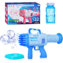 Бластер 9 &quot;Bazooka bubble gun&quot; для пускания мыльных пузырей (32 отверстия) в коробке