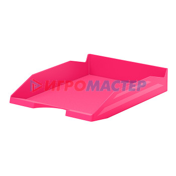Лотки, подставки, корзины Лоток для бумаг пластиковый Office, Bubble Gum, розовый