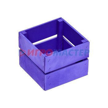 Ящик реечный № 5 фиолетовый, 11 х 11 х 9 см