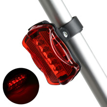 Фонарь велосипедный, 8 лм, 0.3 Вт, LED, 7 режимов, 2 ААА