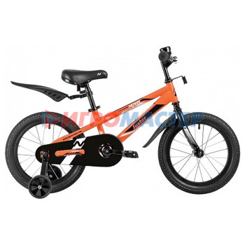 Велосипед 16" Novatrack JUSTER, цвет оранжевый
