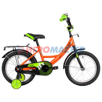 Велосипед 16" Novatrack VECTOR, цвет оранжевый