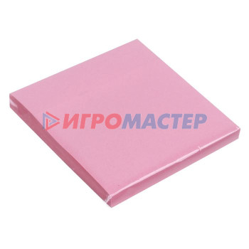 Блоки для записей с клеевым краем Блок с липким краем 76 мм х 76 мм, 80 листов, пастель, розовый