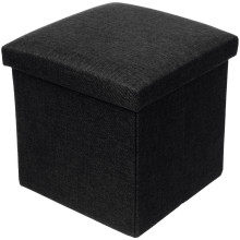 Короб для хранения вещей складной "ВЕСТА", цвет черный, 30*30*30см