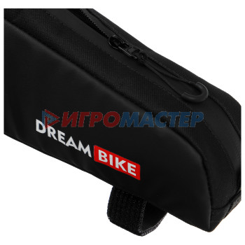 Велосумка на раму, серия Bikepacking, р-р 31х10х5 см, цвет черный, DREAM BIKE