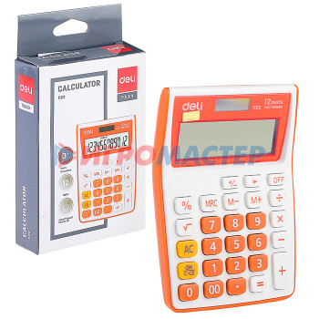 Калькуляторы Калькулятор настольный, оранжевый 12-разр.