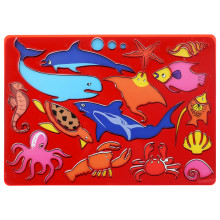 Трафарет для рисования &quot;Морская фауна &amp; фигуры&quot;, с раскраской, ассорти