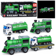 Набор транспортных средств MJX100B-1 &quot;Railway tran&quot; (свет, звук, цвет зеленый) в коробке
