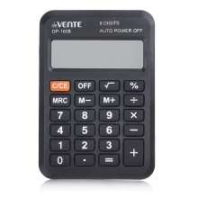 Калькулятор карманный DP-1608, 58x88x11 мм, 8 разрядный, автоматическое вычисление квадрат