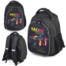 Рюкзак облегченный &quot;Racing&quot; с анатомической спинкой, 2 отделения на молнии, на каждой молнии 2 б