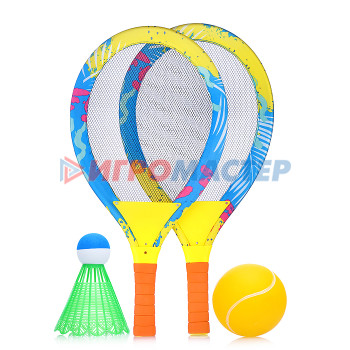 Бадминтон Набор детских ракеток 0688-6 &quot;Badminton set&quot; на листе