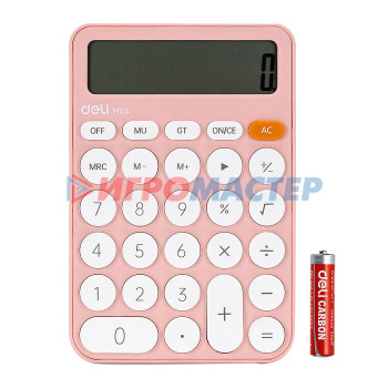 Калькуляторы Калькулятор настольный, розовый 12-разр.
