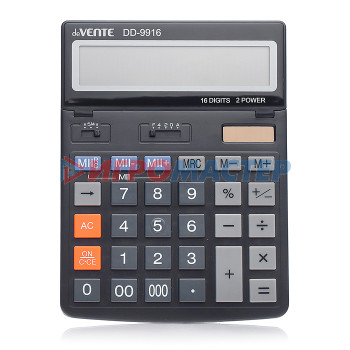 Калькуляторы Калькулятор настольный DD-9916, 154x203x25, 16 разрядный, большой экран, подъемный дисплей