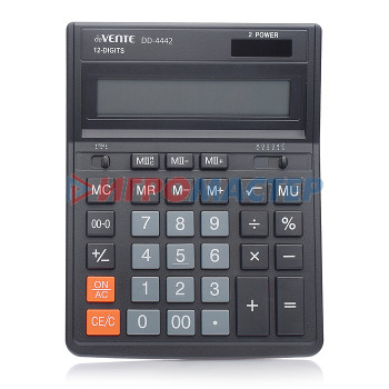 Калькуляторы Калькулятор настольный DD-4442, 153x199x31 мм, 12 разрядный, аналог SDC-444S, двойное пита