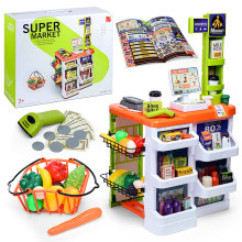 Игровой набор 668-134 &quot;Супермаркет&quot; со звуком и корзиной для покупок, в коробке