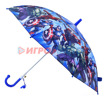 Зонты детские Зонт детский &quot;Супергерои&quot; r-45см, ткань, полуавтомат