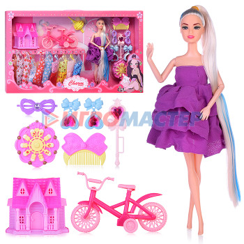 Куклы аналоги Барби Кукла 306-2 &quot;Меган&quot; с аксессуарами, в коробке
